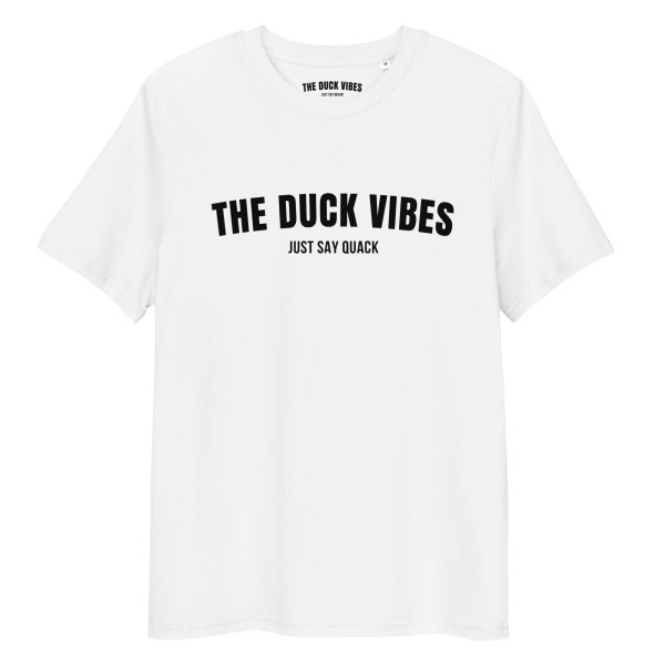 Camiseta Básica "The Duck Vibes" Blanca